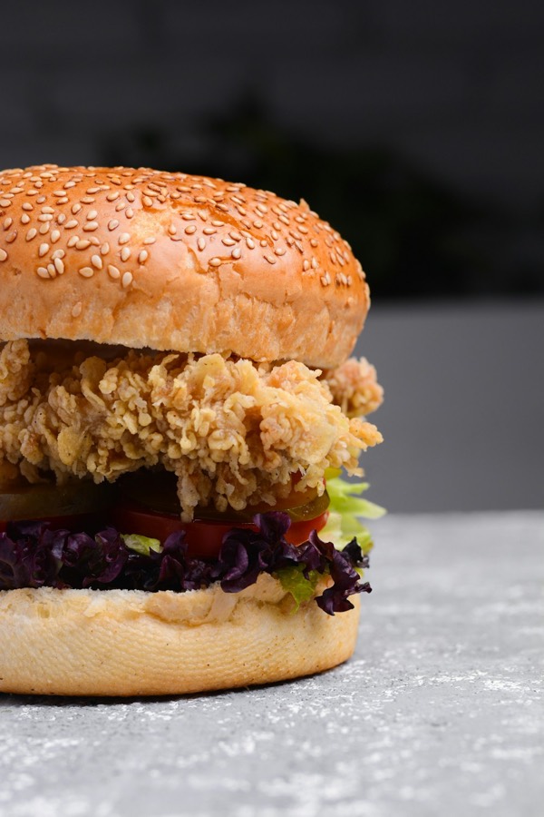 Crispy Fried Chicken Burger