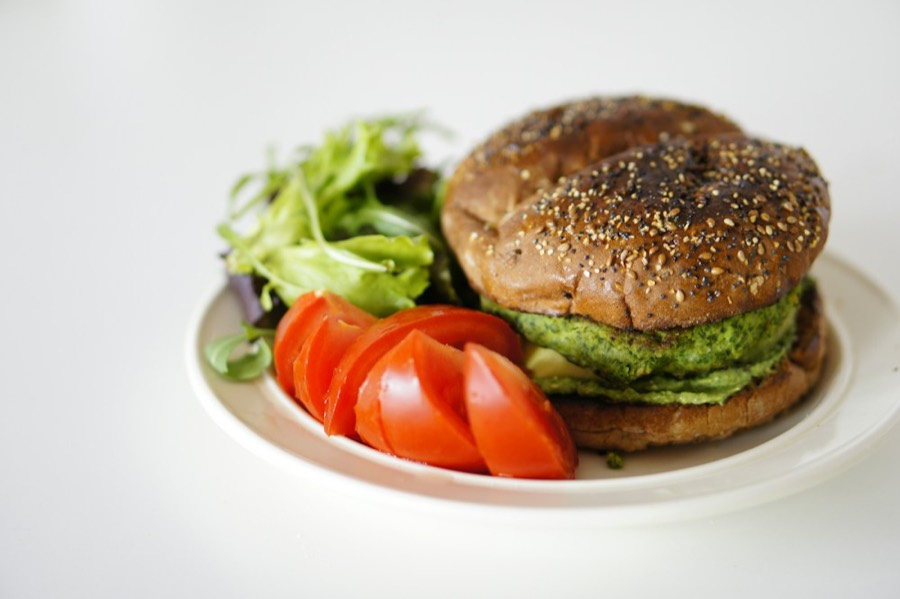 Green Herb Burger