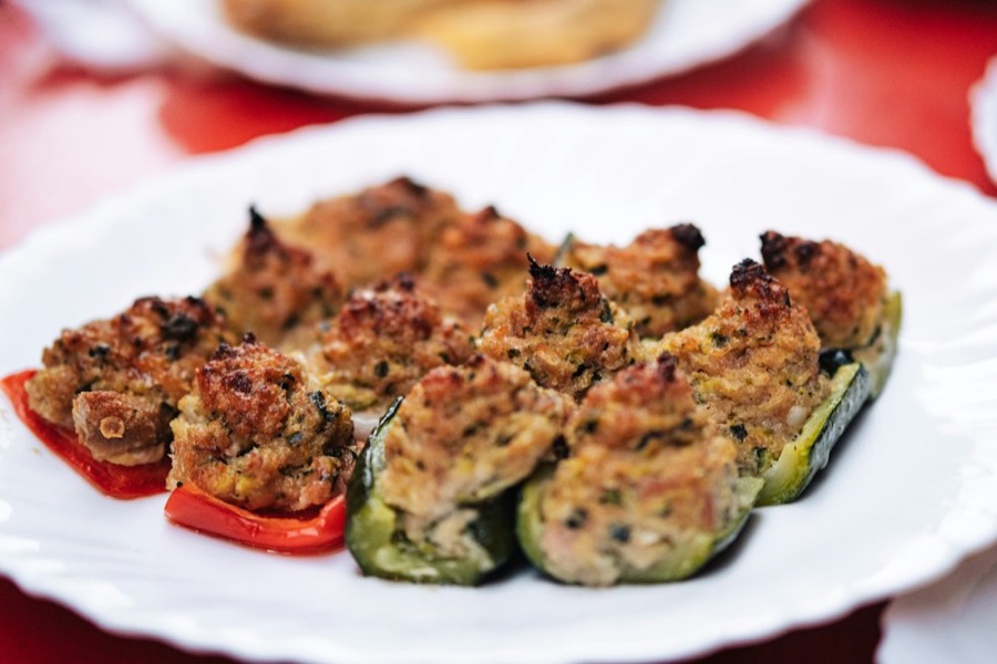 Stuffed Summer Vegetables