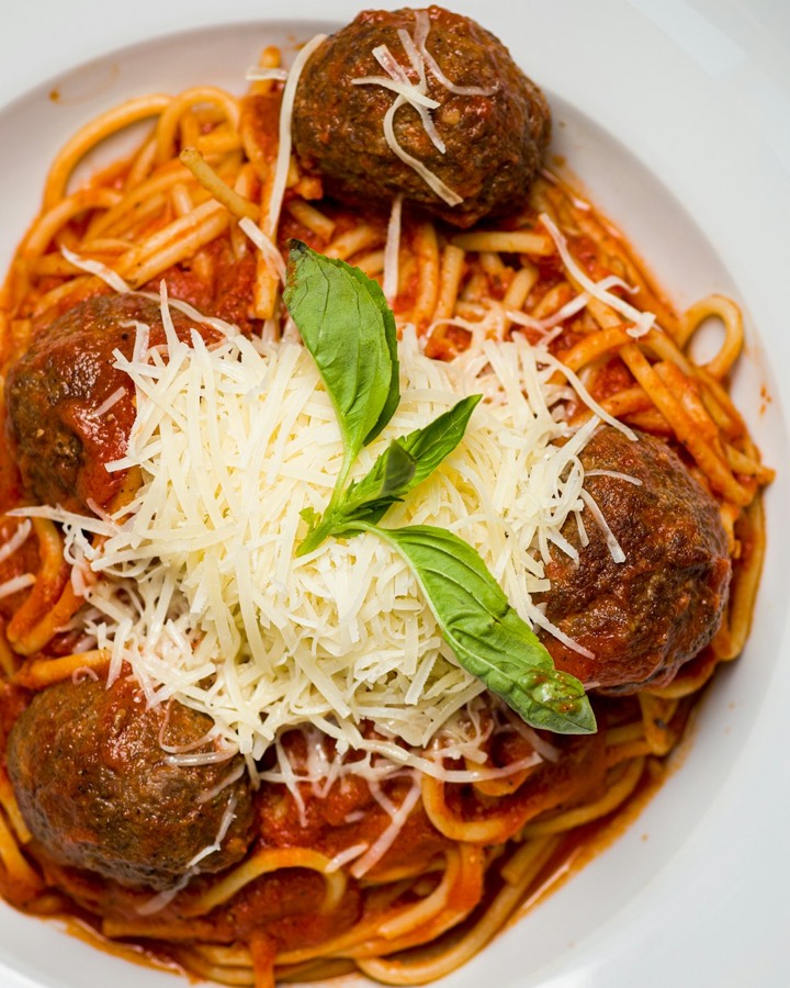 Sunday Spaghetti and Meatballs